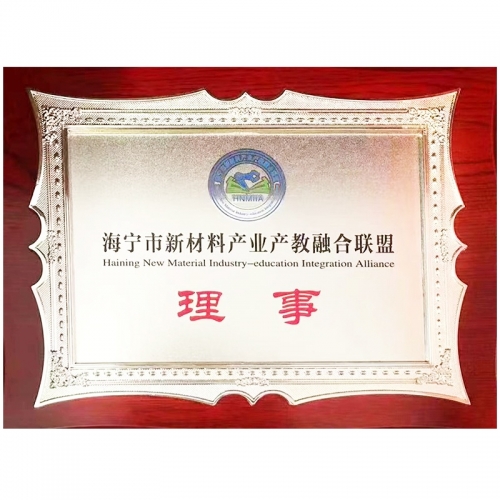 海寧市新材料產業(yè)產教融合聯(lián)盟 理事